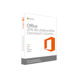 Microsoft Office 2016 dla Użytkowników Domowych i Uczniów